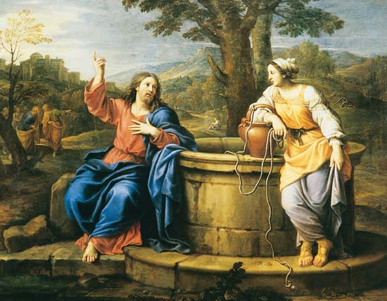 Le Christ et la Samaritaine - Pierre Mignard