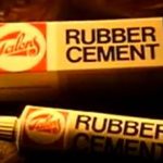Talons rubber cement