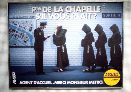 Les moines vus par la RATP