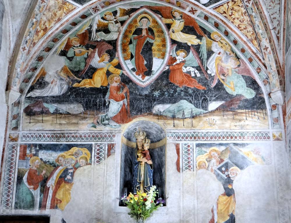 Peintures du chevet - Chapelle Notre-Dame des Fontaines