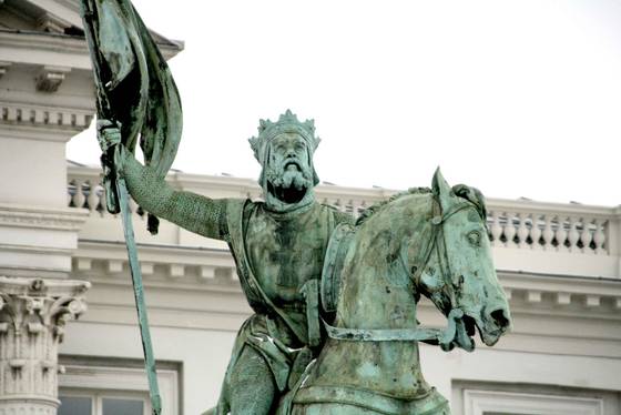 Statue de Godefroy de Bouillon, à Bruxelles